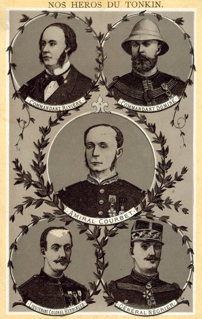 Our Heroes of Tonkin by French School